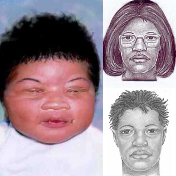 קלסתרון של התינוקת קמיה מובילי ושל האישה שחטפה אותה