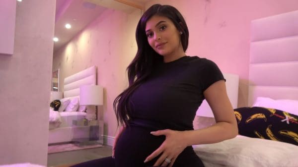 קיילי ג'נר בהריון, צילום מסך