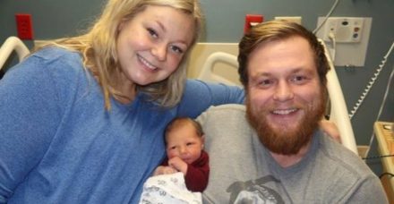 סופר אמא: הצילה את החיים של בעלה כמה ימים לפני שילדה