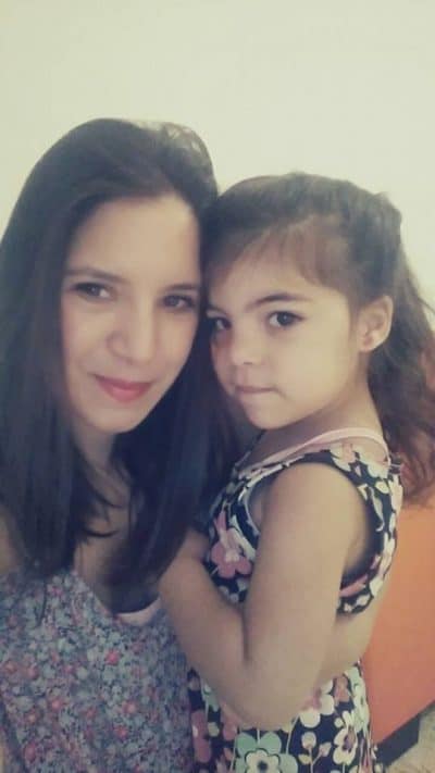 הילה דניאל ובתה. צילום ביתי