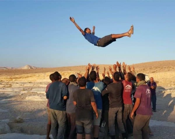 נערי חממת המנהיגות של בית הספר. צילום: אליאב מייסון