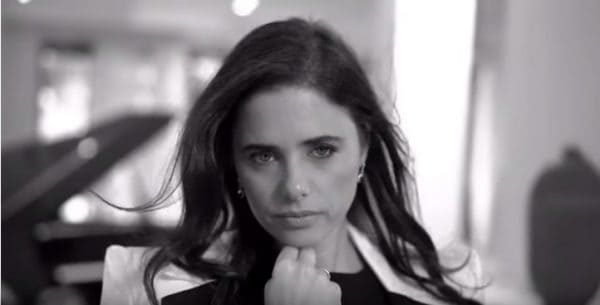 איילת שקד בסרטון הבחירות. צילום מסך מתוך יוטיוב