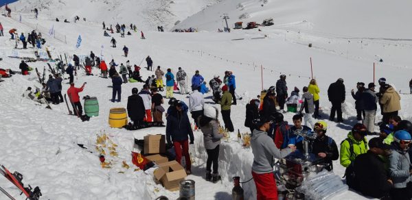 מסיבת גולשים. צילום: אתר החרמון 