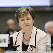 קריסטלינה גאורגייבה, נשיאת הבנק העולמי