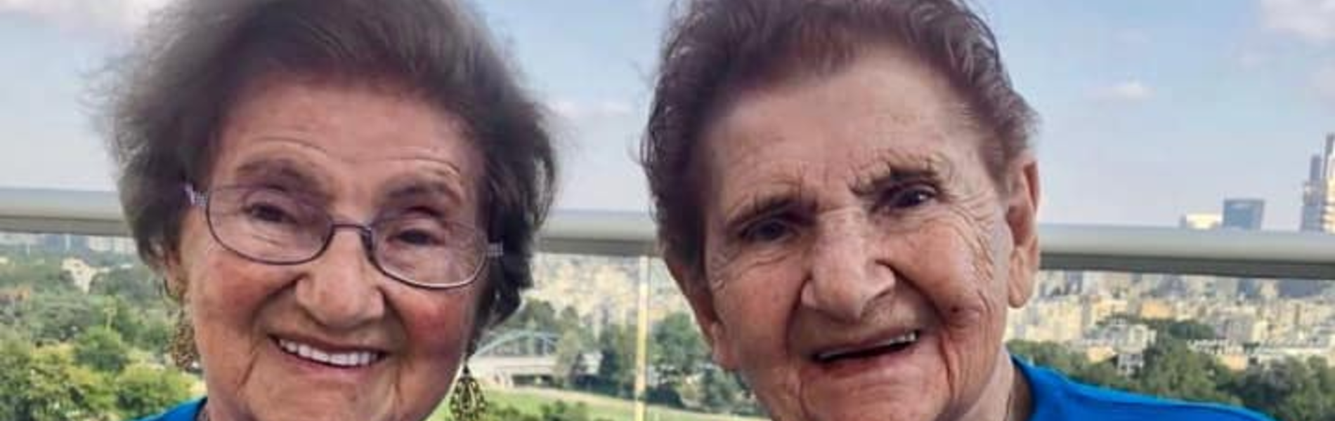 אסתר ויהודית: שרדו יחד את השואה וכעת חוגגות יחד יום הולדת 95